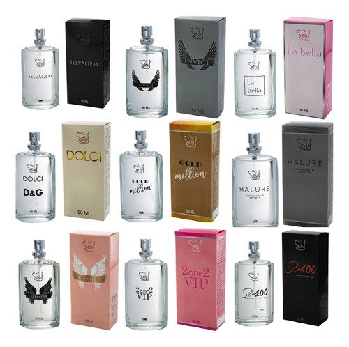 Kit Perfumes 5 Unidades Revenda Importados