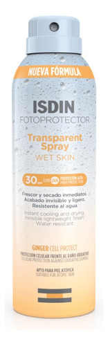 Isdin Fotoprotector Transparent Spray Wet Skin Spf 50 250ml