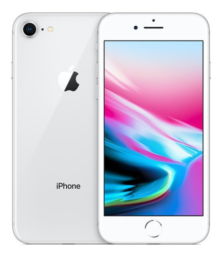 Apple iPhone 8 64gb Silver Cargador Cable Funda Glass Premiu