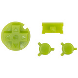 Botones Verde Limon Solido Para Game Boy Pocket Gbp