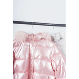 Campera Puffer Engomado Metalizado 13342