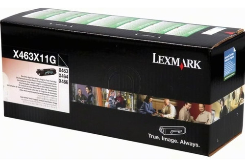 Toner Original Lexmark Negro P X464 (x463x11g)