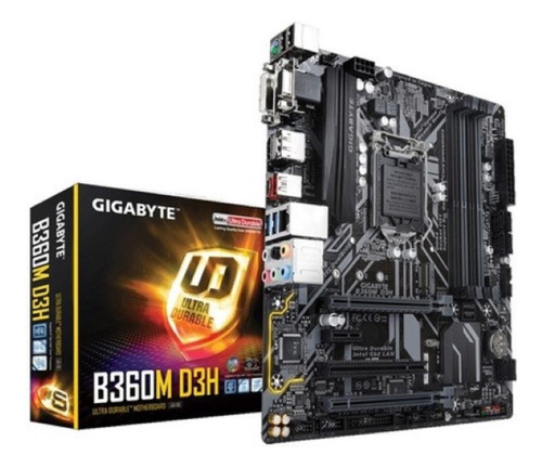 Placa Madre Gigabyte B360m D3h Ddr4 2666 Mhz M.2