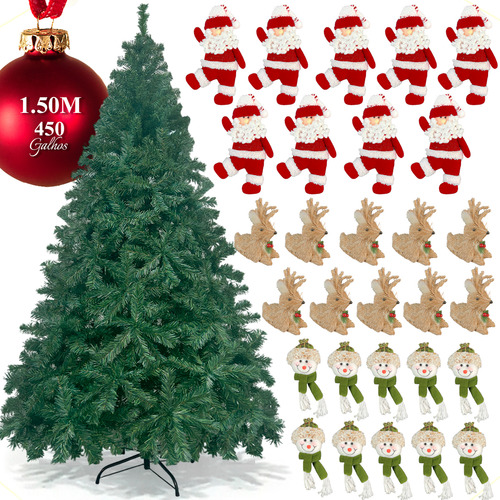 Arvore De Natal Grande Gorda Decoração Natalina Promoção