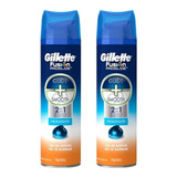 Gel Para Rasurar Gillette Fusion Proglide Sensitive 2 Pzas 