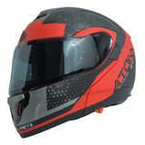 Casco Abatible Mt Atom Sv Adventure A5 Rojo Mate Rider One