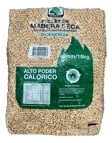 Bolsa De Pellet De Madera 15kg