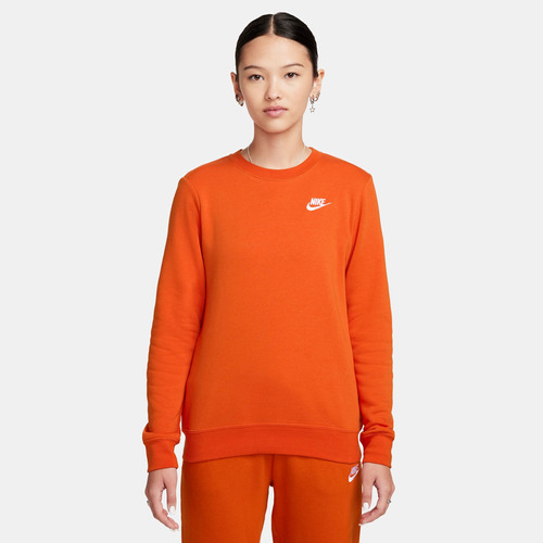 Buzo Para Mujer Nike Sportswear Club Fleece Naranja
