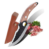 Cuchillo Chef Forjado Mano 15 Cm Acero Japonés Multiuso Camp