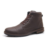 Bota Masculina Coturno Casual Cano Curto Moda Desconto