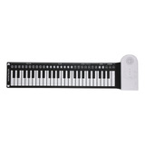 . Teclado De Piano Eléctrico 49 Teclas Usb Plegable Portátil