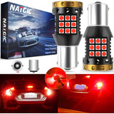 Natgic Bombilla Led Roja 1156 P21w Canbus Sin Errores, Luz D