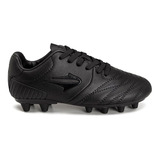 Botines Topper San Ciro V Kids Fg Niños Fútbol Negro