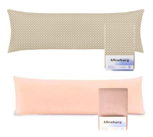 2 Fronha Body Pillow 1,30 X 0,40 Altenburg Promoção