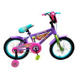 Bicicleta Aire Infantil Para Niño Paw Patrol R16 Color Rosa
