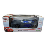 Cars Auto A Control Remoto Rayo Y Jackson 20cm 2 Funciones Color Azul Personaje Jackson Storm