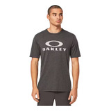 Polera Oakley O-bark Hombre Gris Piedra