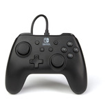 Control Con Cable Para Nintendo Switch Color Negro- Powera