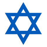 Estrella De Israel Pegatina Apoyar Israel 4x4 Calcomanã...