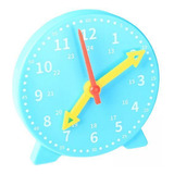 2 Montessori Kids Clock School Time Learning Material Azul