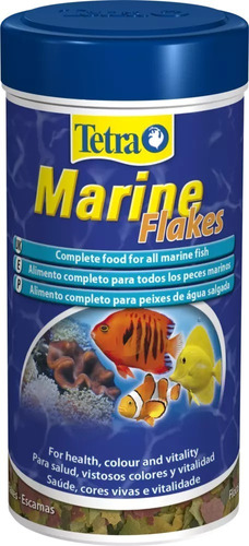 Tetra Marine Escamas 160g - Alimento Peces Marinos Acuario