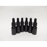 25 Botella Gotero Pipeta Vidrio 10ml, Negro (it-569)