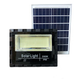 Reflector Led Solar 200w Ip65 Uso Exterior Luz Blanca