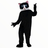 Botarga Disfraz Kawaii Gato Negro Hallowen Fiesta 