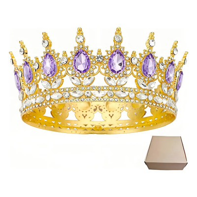 Coronas Y Tiaras De Boda Con Diamantes De Imitación De Queen Color Kuanshi41 | MercadoLibre