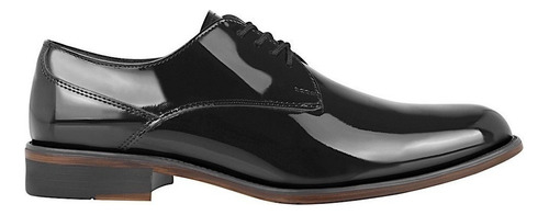 Zapato Derby Plain Toe Stylo D217008-5 Negro Diseño Liso 27 Mx Para Adultos - Hombre