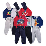 Kit 6 Roupa Infantil De Frio Inverno Menino Atacado 