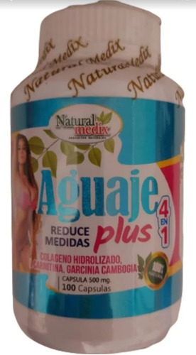 Aguaje Plus Peruano  Salud Y Belleza X100 Capsulas Natural 