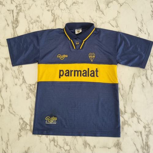 Camiseta Titular Parmalat 1995 Boca Talle 32