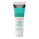 Neutrogena Sun Fresh Oily Skin Pele Clara Fps 70 40g