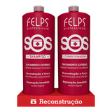 Felps Sos Reconstrução Shampoo + Condicionador 2x1 Litro