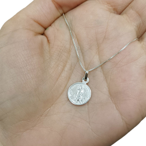 Cadena Con Dije San Expedito Plata 925 Chico Regalo