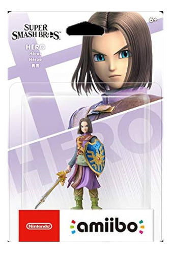 Figura Amiibo Original Hero Dragon Quest Super Smash Bros