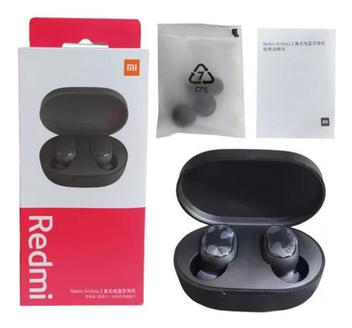 Fone De Ouvido Sem Fio Xiaomi Redmi Airdots 2 Cor Preto