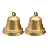 Accesorios Colgantes De Cascabeles De Bronce, 2 Piezas