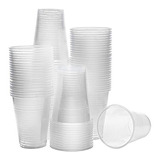 100 Vaso Plástico Transparente 500 Cc/16 Oz, Ideal Terremoto