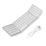 Mini Teclado Portátil Plegable Delgado Inalámbrico Bt