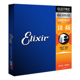 Encordoamento Elixir P/ Guitarra 010 12 Cordas Nanoweb 12450