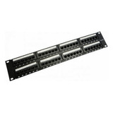 Patch Panel 48 Portas Cat.5e Cat5e Seclan Gigalan Painel Nf 