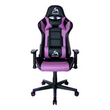 Silla Gamer Luz Rgb Parlante Reposapiés Masajeador Lumbar