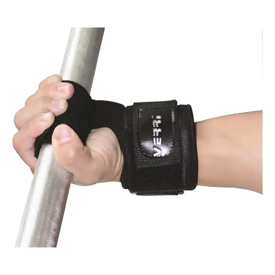 Muñequeras Straps Verri Gym Crossfit Pesas Talla Única Negro | Meses sin interés