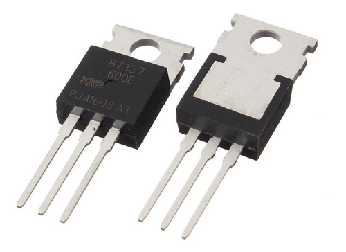 5 Unidades Bt 137-600e Triac Bt 137 600 To220