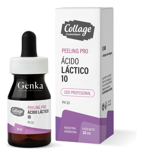 Serum Acido Lactico 10% Peeling Pro X 30cc Collage