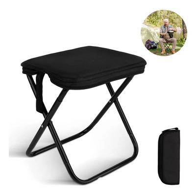 Silla De Camping Plegable Portátil, Silla De Camping De Aproximadamente 11,02 Pulgadas, Bolsa De Transporte Y Silla En Uno, Adecuada Para La Pesca Y El Senderismo En Jardinería Al Aire Libre | MercadoLibre
