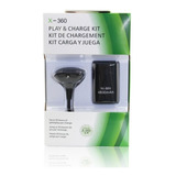 Kit Carga Y Juega Para Control Xbox 360 Cable Y Pila