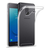 Estuche Transparente Compatible Con Samsung J2 Pro Flexible